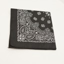 Bandana paisley " noir "