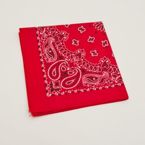 Bandana paisley " rouge "