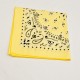 Bandana paisley " jaune "