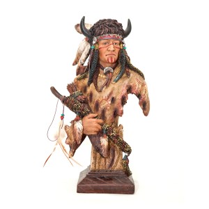 Statuette " sitting bull "
