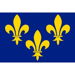 Drapeau d' ILE-DE-FRANCE 