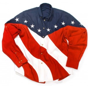 Chemise drapeau USA