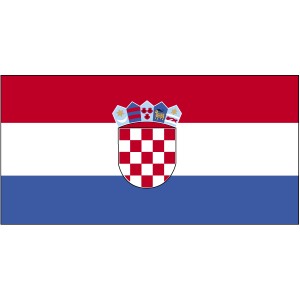 Drapeau de la CROATIE 