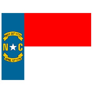 Drapeau de la CAROLINE DU NORD