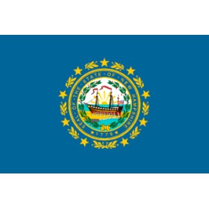 Drapeau du NEW HAMPSHIRE