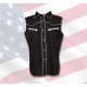 Chemise western femme modèle " CLAUDIA NOIR "
