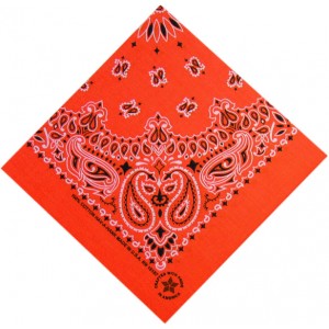 Bandana paisley orange