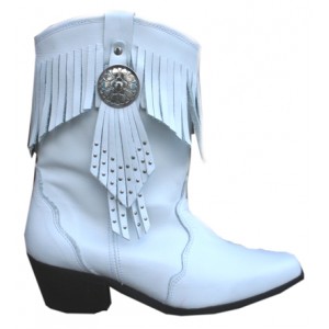 Bottes modèle OAKTREE WESTERN BOOTS blanc