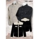 Chemise bi-color  blanche et noire