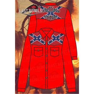 Chemise drapeau REBELS